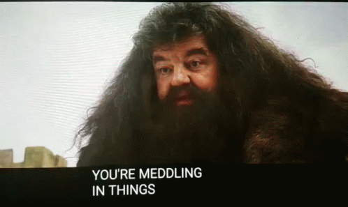 Nodding Rubeus Hagrid GIF