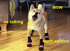 Noisy Complaining Dog Meme GIF