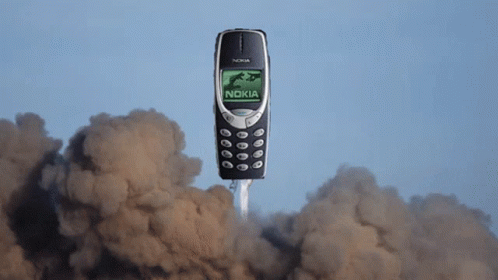 Nokia 3310 Spaceship GIF