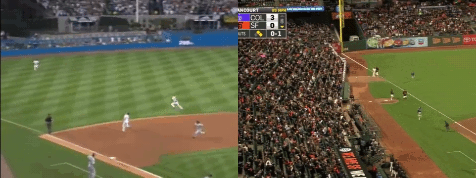 Nolan Arenado Versus Jeter GIF