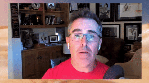 Nolan North Laughs Glass Breaking GIF