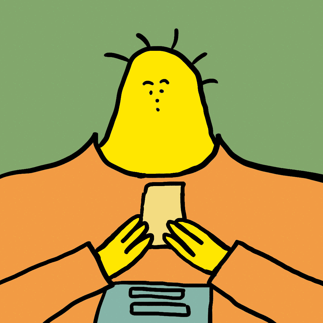 Nom Nom Food Hungry Toast Yellow Man GIF