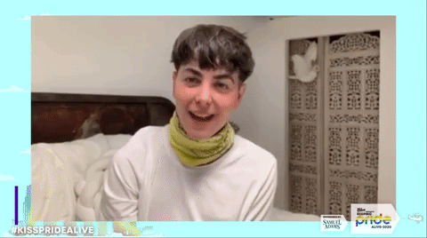 Non-binary Bethany Meyers GIF