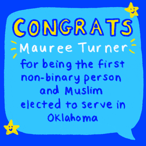 Non-binary Mauree Turner GIF