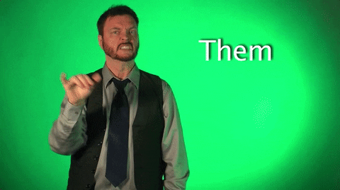 Non-binary Sign Language Tutorial GIF