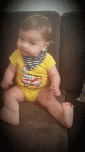 Nooo Wobbly Cute Baby GIF