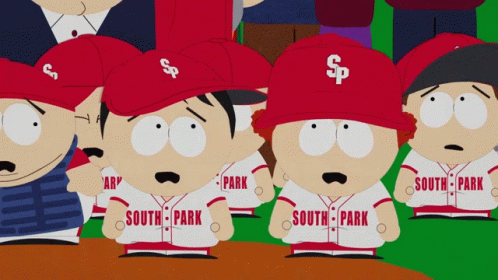 Nooo There's No Crying In South Park Baseball GIF