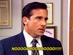 Nooooo Michael Scott Steve Carell The Office GIF