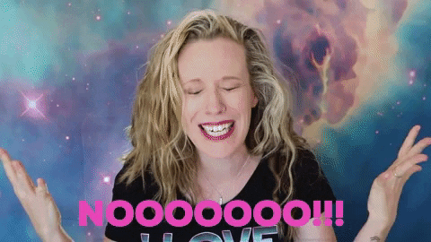 Nooooo Over Acting Frustrated Reaction GIF