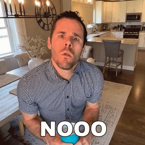 Nooooo Shocked Reaction Daniel Labelle GIF