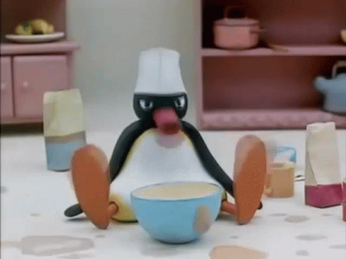 Noot Noot Chef Baking GIF