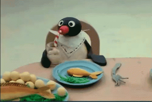 Noot Noot Eating Time GIF