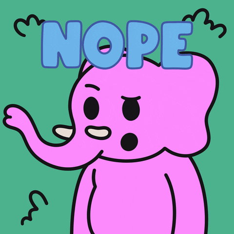 Nope Elephant Hides In The Bush GIF