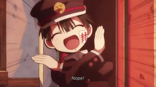 Nope Hanako Kun GIF
