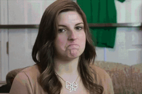 Nope Head Shaking Woman GIF