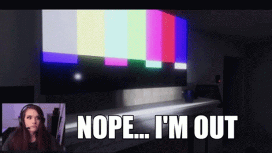 Nope I'm Out GIF