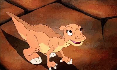 Nope Nope Nope Ducky The Land Before Time GIF