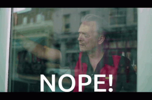 Nope Nope Nope Store Owner Walking Out GIF