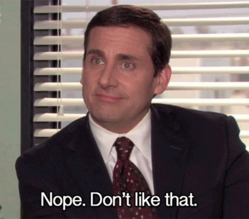 Nope Nope Nope Michael Scott The Office GIF