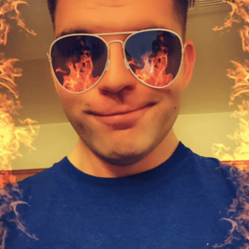 Nope Nope Nope Man Wearing Sunglasses GIF
