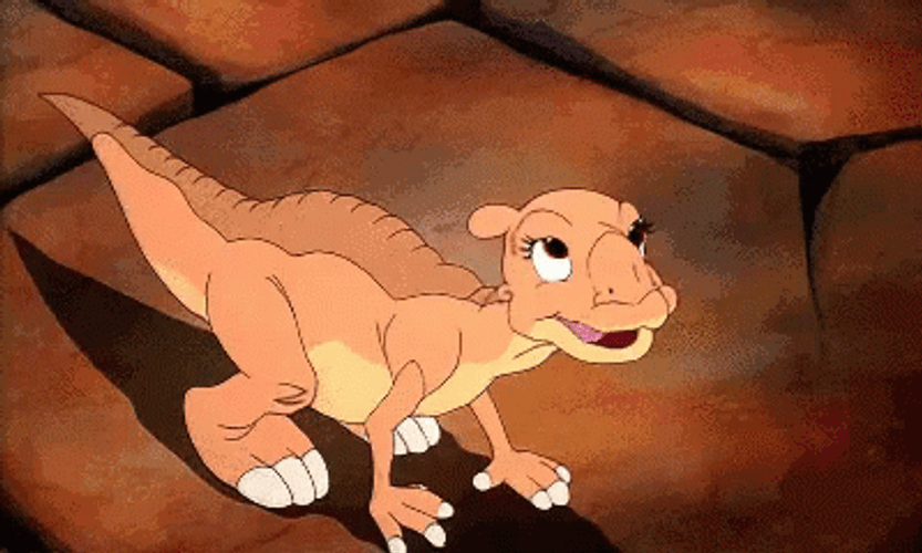 Nope Nope Nope Ducky The Land Before Time GIF