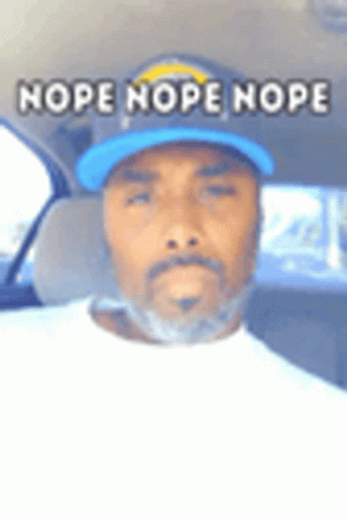 Nope Nope Nope Frantic No Meme GIF