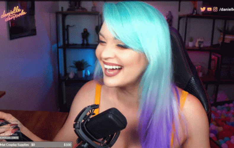 Nope Nope Nope Green Haired Girl Thumbs Down GIF