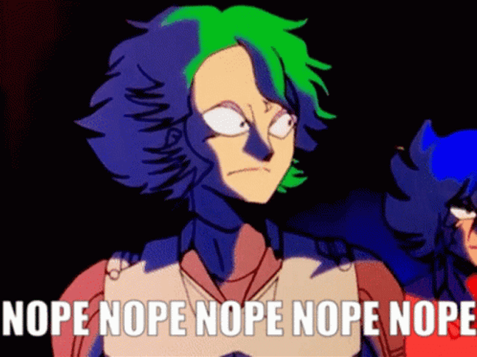 Nope Nope Nope Yoroiden Samurai GIF