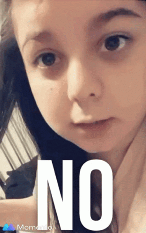 Nope Nope Nope Young Lady Firm No GIF