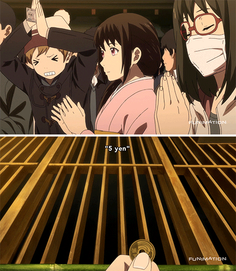 Noragami Celebrating And Wishing New Year GIF