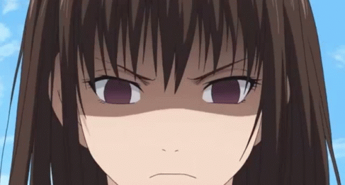 Noragami Hiyori Pissed Glare GIF