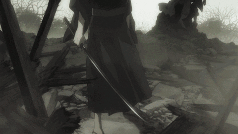 Noragami Yato Killing Enemies With Sword GIF