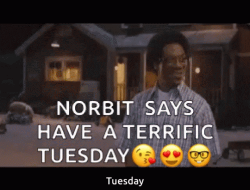 Norbit Says Have A Terrific Tuesday Meme GIF