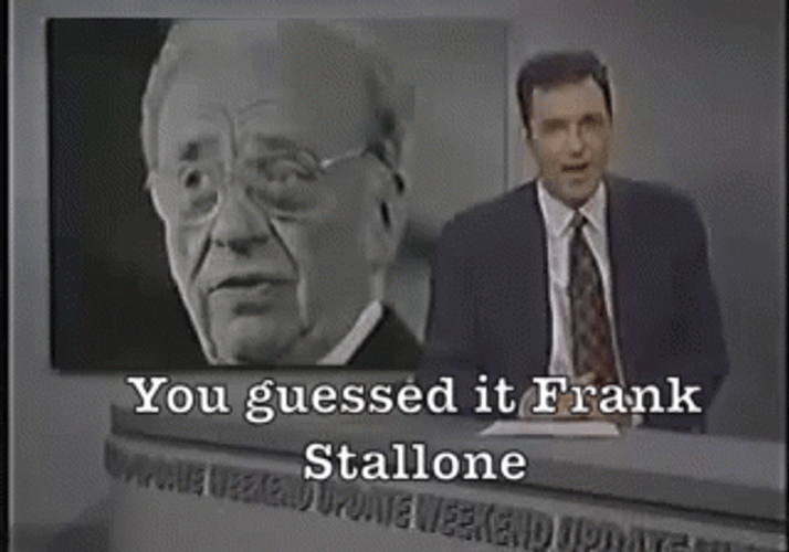 Norm Macdonald Frank Stallone GIF