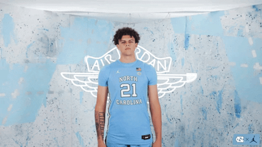 North Carolina Player Jersey Number 21 GIF