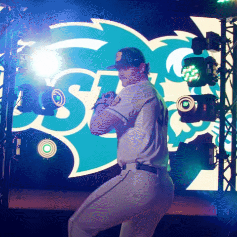 North Dakota State Bison Baseball Player GIF