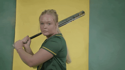 North Dakota State Bson Softball Player GIF