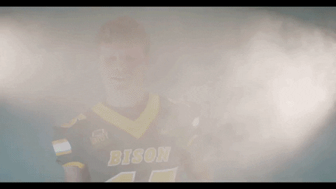 North Dakota State Football Player Side View GIF