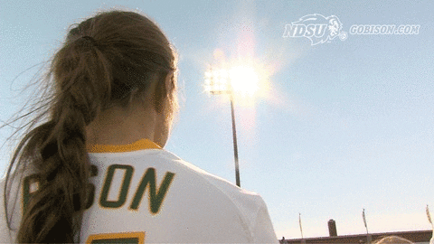 North Dakota State Kid Bison Hand Sign GIF