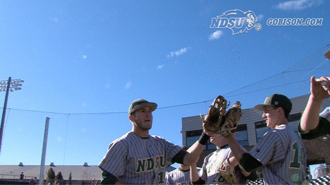 North Dakota State One By One Hand Shake GIF