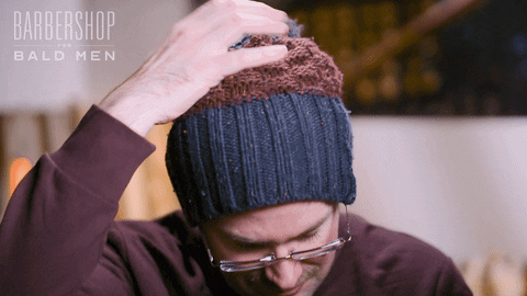 Northern Ireland Bald Man Beanie GIF