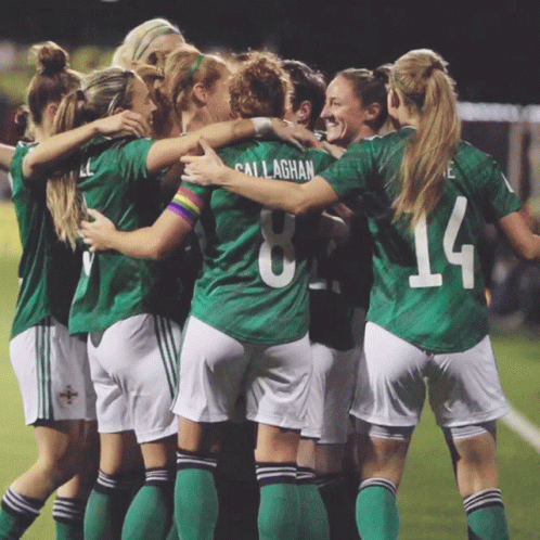 Northern Ireland Group Hug Marissa Callaghan GIF