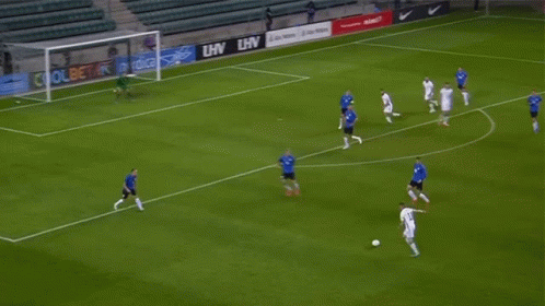 Northern Ireland Iconic Football Score Strike GIF