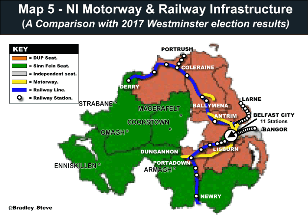 Northern Ireland Motorway And Railway Structure GIF