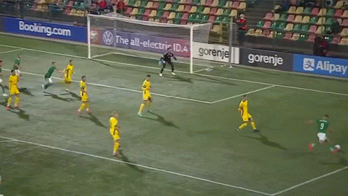 Northern Ireland Score Kick GIF