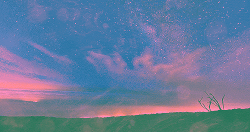 Northern Lights In A Beautiful Time GIF