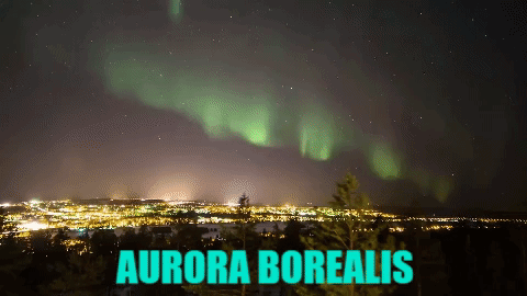 Northern Lights Lapland Finland GIF