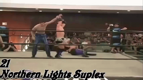 Northern Lights Suplex GIF