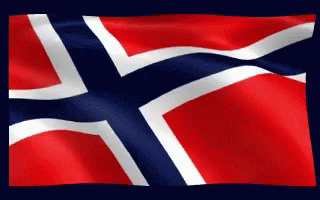 Norway Flag Flashing Background GIF
