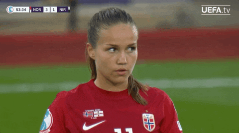 Norway Football Nervous Look GIF